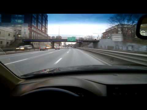 Now Entering Boston, with Google Glass (Mass Pike Eastbound)