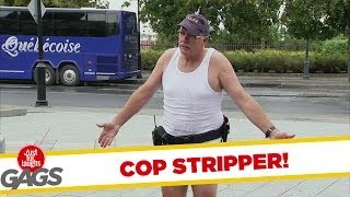 Most Sexy Stripping Cop Prank