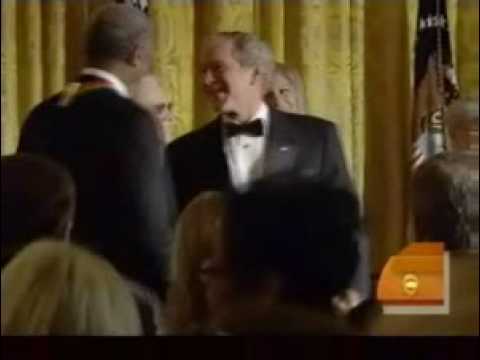 Streisand Kisses Bush