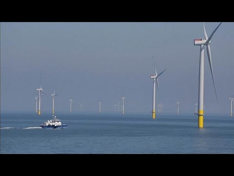 Grter Windpark der Welt vor der Kste Nordwestengla ...