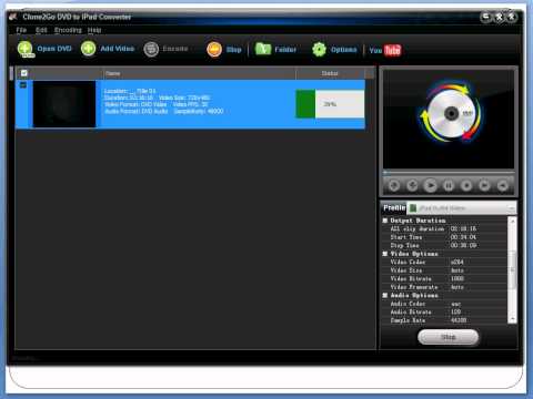 how to sync dvd to ipad