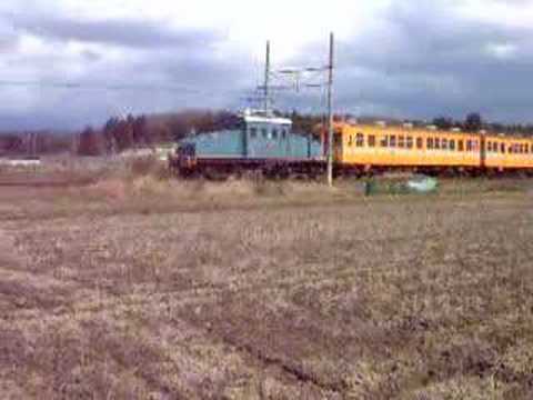 ガチャコン　近江鉄道　Ohmi Railways ED31+ 500形電車 蒲生野走行