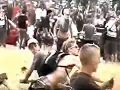 CzechTek 2005 fight against police video