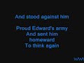 all the words to the scottish national anthem and the song for you scots to sing-along to!