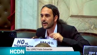 El único diputado salteño que se manifestó en contra fue Pablo López