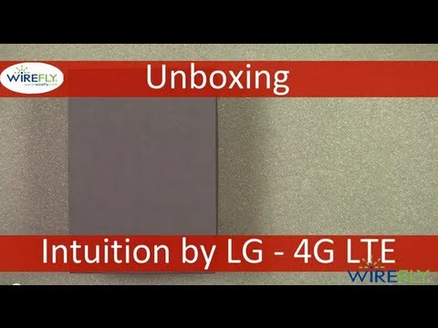 Intuition by LG- 4G LTE for Verizon Wireless Smartphone Unboxing and First Look