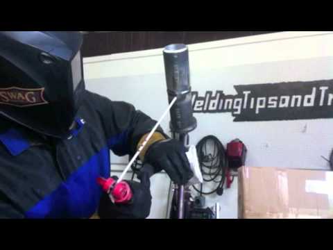 6G - http://welding-tv.com/the-store/ Stick welding the cover pass on a 2 inch 6g pipe test. Using excalibur 7018 rods at around 90-95 amps, We cover a few tips f...