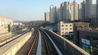 용인경전철(에버라인) 전면 전망 영상지도에서 동영상을 찾아. 비디오 및 촬영 위치의