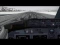 FS2004 -  landing at Innsbruck runway 08 (LOWI)