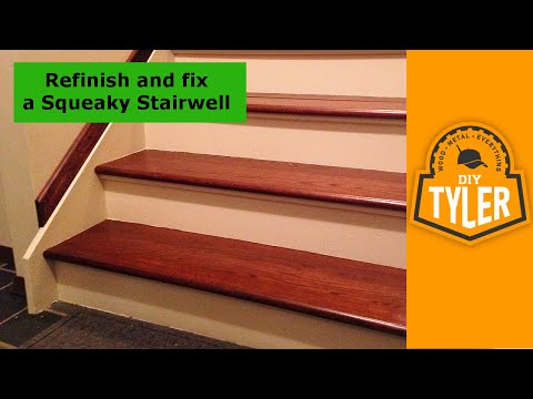 how to cure squeaky stairs