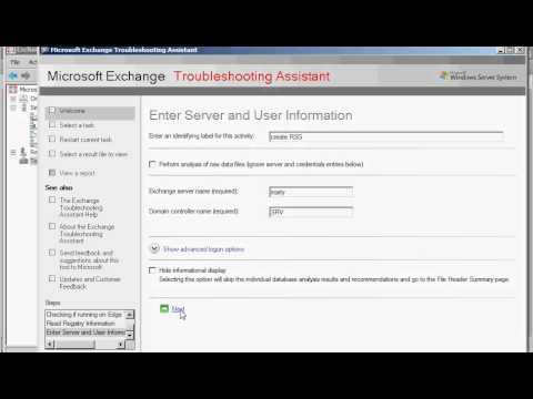 how to rebuild exchange database