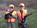 Next Generation Hunting Brings You  1st rabbit for 2 kids on the same day