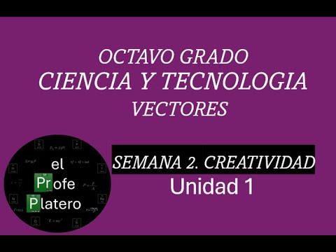 OCTAVO GRADO: CIENCIA Y TECNOLOGÍA, VECTORES SEMANA 2. (CREATIVIDAD)