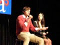 ashton kutcher & demi moore came to my school (university of northern iowa) to talk about barack obama! =)

ashton told a story about his sister being a teacher in the iowa public school system...