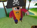 A big day ahead of us as we dig up the treasure! Turns out the treasure is a pirate? Or something? He wants us to get him a parrot. ARR! First though, we find our ancient nemesis and challenge him to a DUEL. Spoiler warning: We win. Then, we capture a parrot, and re-unite with BURNEY THE TURTLE!