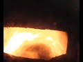 This video from inside and just above the fuel injector in a homebuilt jet engine.