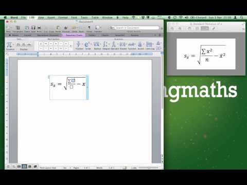 how to draw equations in word