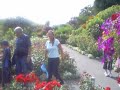La familia en Butchart Gardens