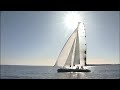 Team Alinghi testing its training catamarans