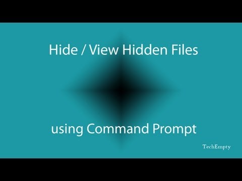 how to recover hidden files using cmd