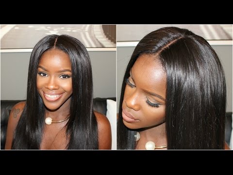 how to apply a u part lace wig