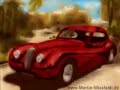 JAGUAR XK140 - automobile car speed paint by Martin Missfeldt JAGUAR XK140 - automobile car speed paint by Martin Missfeldt