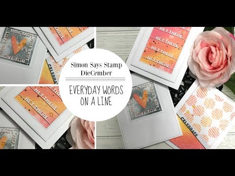 Simon Says Stamp – DieCember Release | Cards and Coffee Time