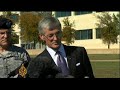 After an army psychiatrist killed 13 people at a US military base in Texas, concerns are being raised about the mental health of the military staff. Families of soldiers at the Fort Hood base say Thursday's shootings are just a symptom of a much wider and increasingly urgent problem. There have been dozens of suicides at the facility in recent years. Sebastian Walker reports from Fort Hood.