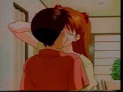 Neon Genesis Evangelion - Kiss Scene