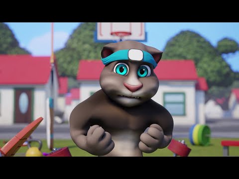 Super Strong πͺ NEW CARTOON πͺ Talking Tom Shorts (S2 Episode 5)