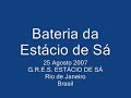 bateria medalha de ouro do g.r.e.s. est�cio de s�

samba enredo vencedor de 2008
