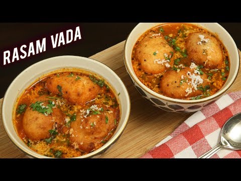 Udupi Style : Rasam Vada – Rasam Bonda | How To Make South Indian Recipe – Rasam Vada | Ruchi