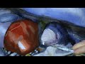 Realistic painting: \"Stones\", by artist Elizabeth Tyler