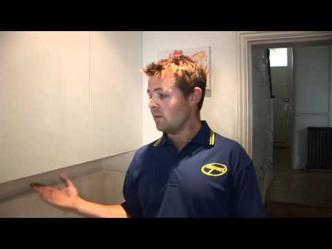 how to paint kitchen cabinets uk