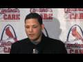 YouTube - Yadier Molina at Cardinals Winter Warm-up in St. Louis
