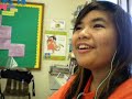 Jamie steals my camera;