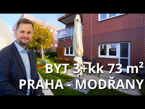 Video Prodej bytu 3+kk 73 m² se zahradou a parkovacím stáním, Praha - Modřany