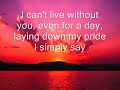 Vicky Beeching - Needing you