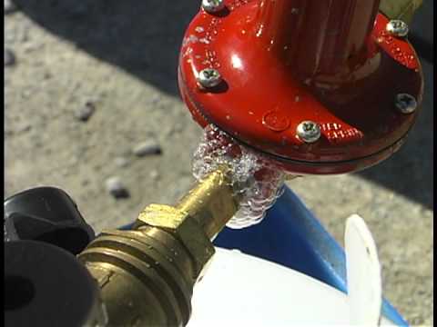 how to leak test propane
