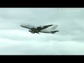 Airbus A380 Low approach & go-around Manchester Airport