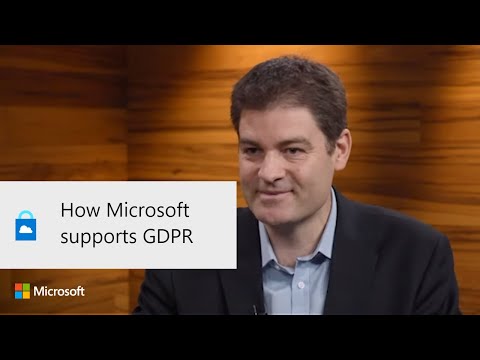 How Microsoft supports GDPR