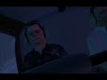 Robinson R44 dusk flight over Portland - FS2004