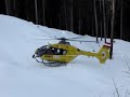 How to get a Ec135 out of the snow. How to get a Ec135 out of the snow.