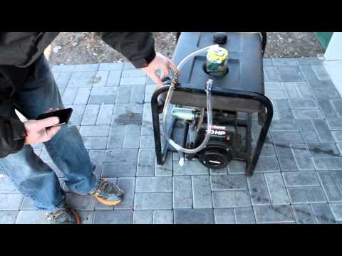 how to adjust generator carburetor