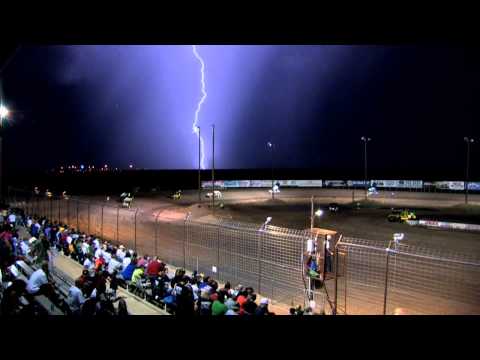 Light Show at The Speedway