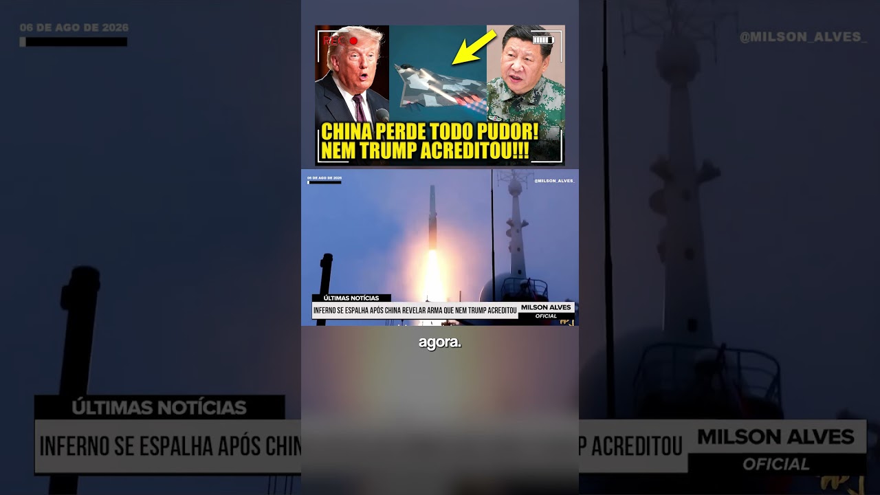 INFERNO SE ESPALHA após China revelar arma que nem TRUMP ACREDITOU