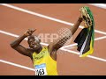BEJING OLYMPICS USAIN LIGHTNING BOLT 200m 19.30 world record  \"Fastest Man\" by AIMOS