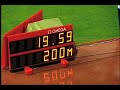 Usain Bolt breaks meeting record in pooring rain in -0.9 m/s wind. WOW!