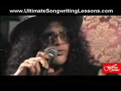 how to write a song - Hear how Slash approaches songwriting.