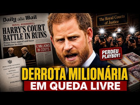 HARRY SOFRE DERROTA MILIONÁRIA E NOVA CRISE EXPLODE DE VEZ NOS SUSSEXES